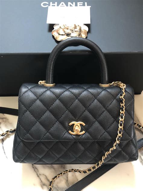 chanel coco handle bag mini|chanel coco bag price.